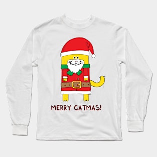 Merry Catmas Long Sleeve T-Shirt